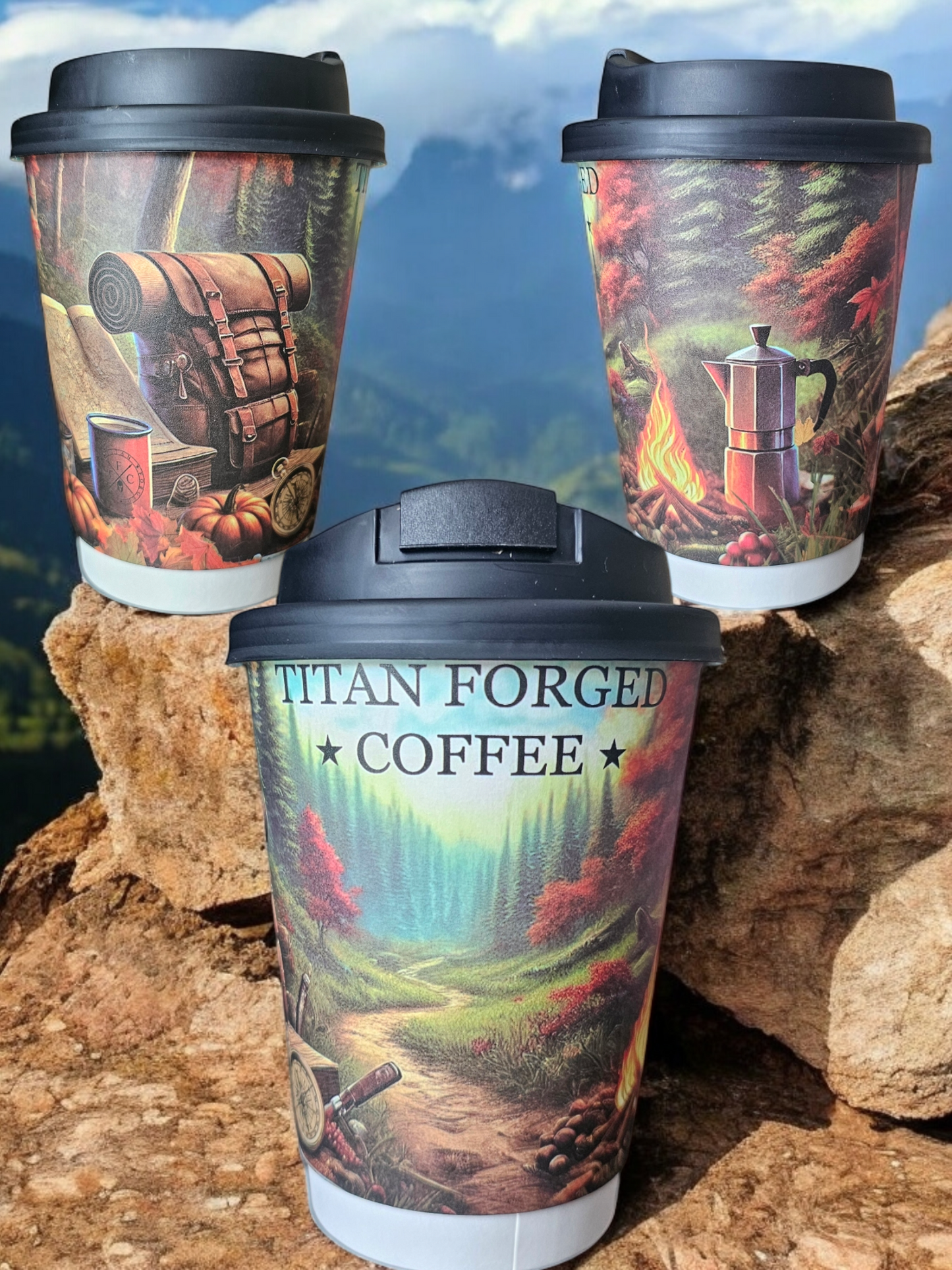 12oz To-Go Coffee Cups (12 Pack)