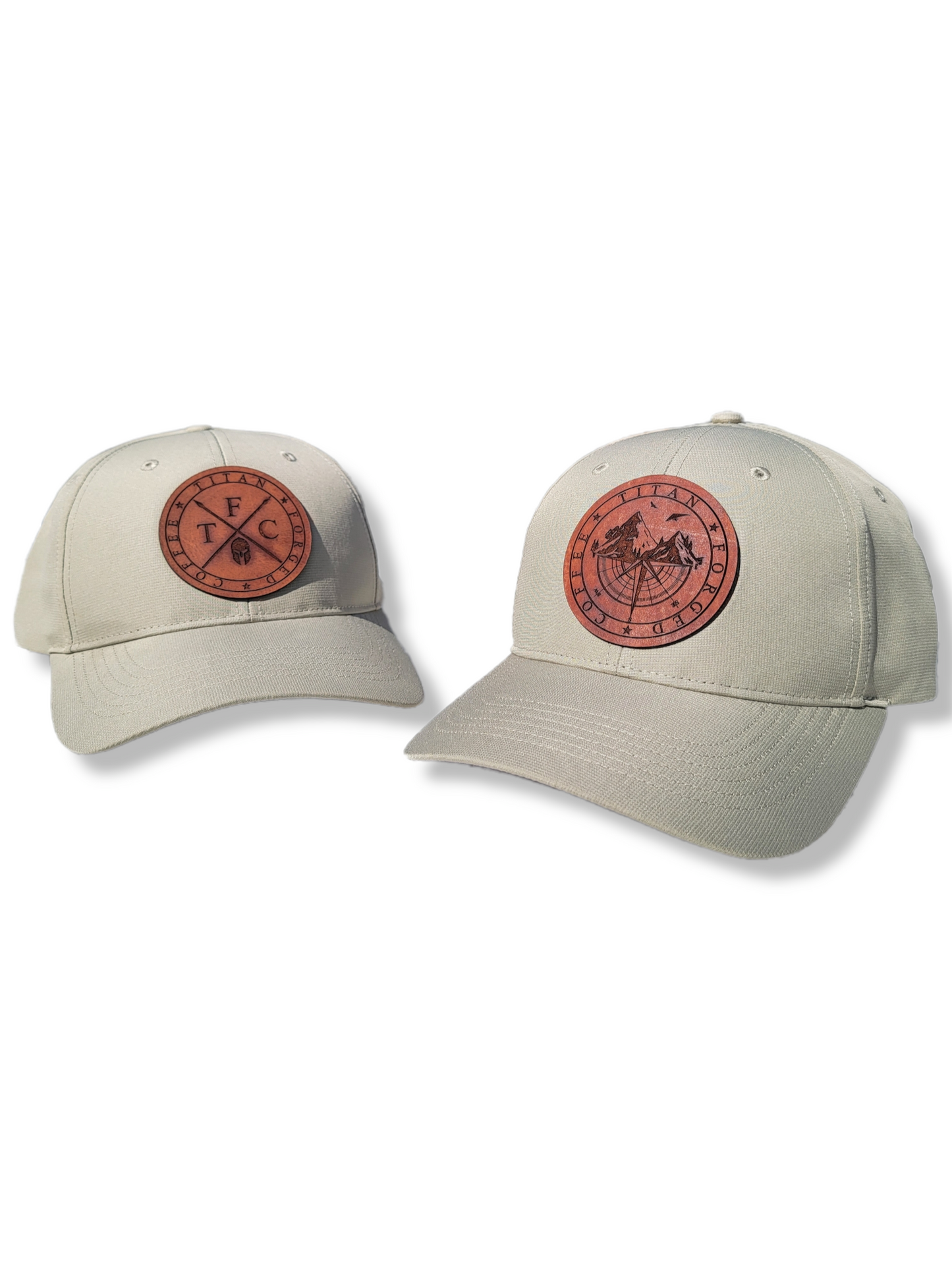 Adventure- Leather Patch, Slate Performance Hat