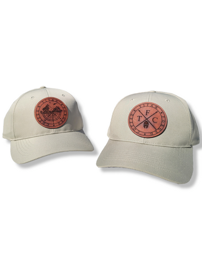 TFC- Leather Patch, Slate Performance Hat
